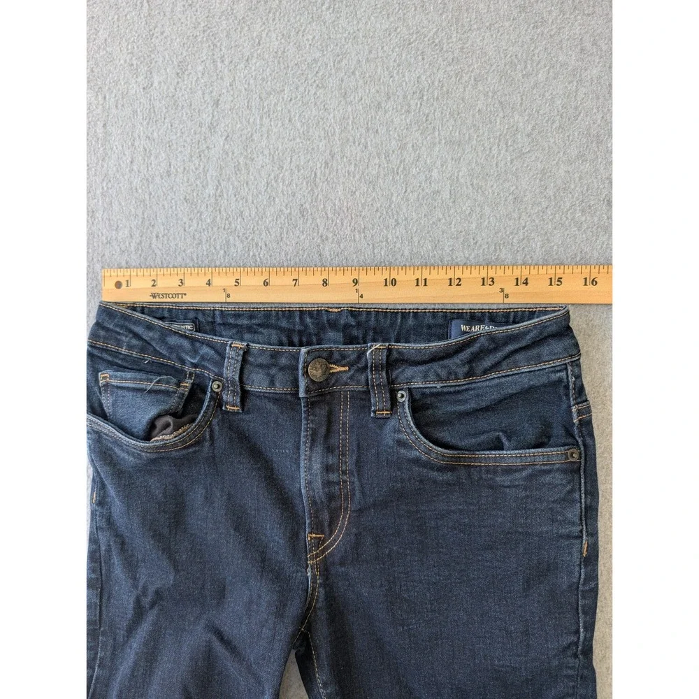 Buffalo David Bitton Ash Jeans Mens Slim Dark Wash Indigo Denim 32x32